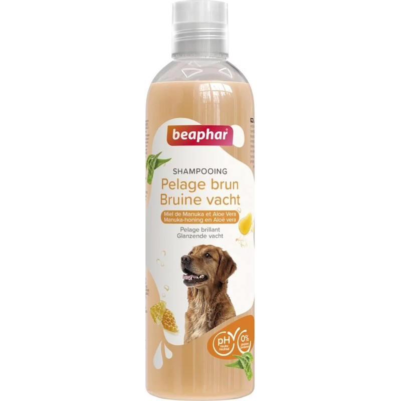 SHAMPOING CHIEN  PELAGE BRUN 250ml**iccc