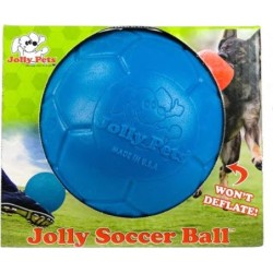 BALLON JOLLY SOCCER BLEU 20cm