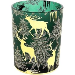 VERRERIE RENNE D10 H12.5CM...