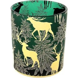 VERRERIE RENNE D8.8 H10CM VERT