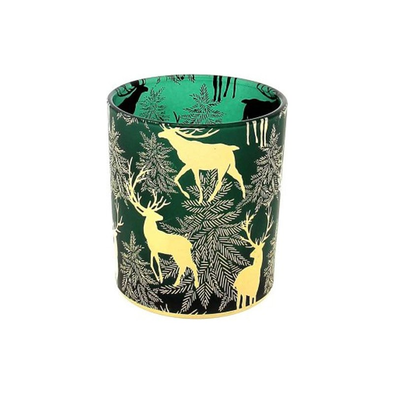 VERRERIE RENNE D8.8 H10CM VERT