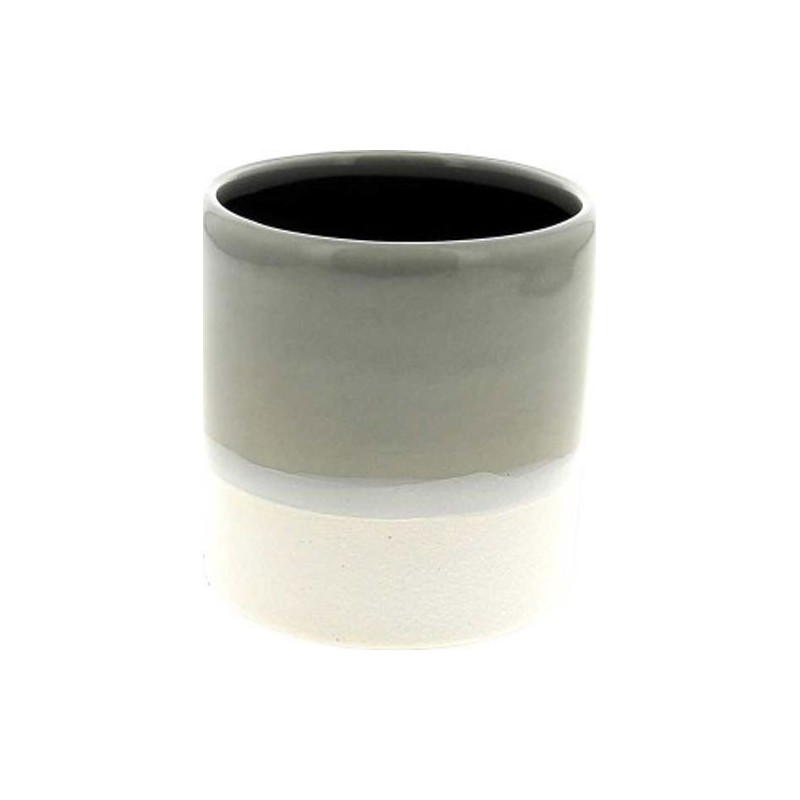 C.POT D10.3 H10.5CM TAUPE