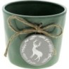 C.POT RENNE D13.2 H10.7CM VERT