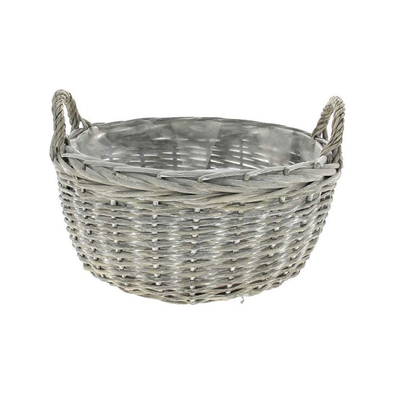 VANNERIE D33 H18 GRIS