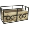 DECO ZINC + BOIS 22.5*10.5 H8/12CM 