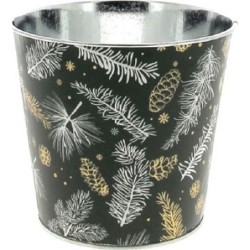 C.POT PIN D13.5 H12CM VERT...