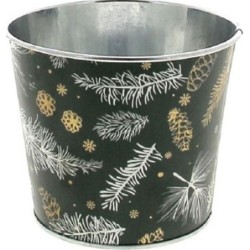 C.POT PIN D11.5 H9.5CM VERT