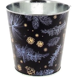 C.POT PIN D11 H11CM BLEU  NOEL