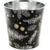 C.POT PIN D11 H11CM NOIR  NOEL