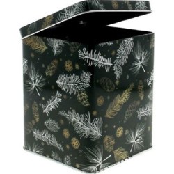 BOITE PIN 12X12 H14.3CM VERT