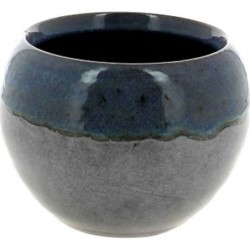 C.POT BOULE D19 H14CM NOIR...