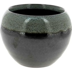 C.POT BOULE D21 H16CM NOIR...