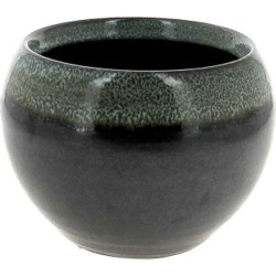 C.POT BOULE D19 H14CM NOIR...