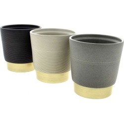 C.POT D12.5 H13.5CM ASST 3