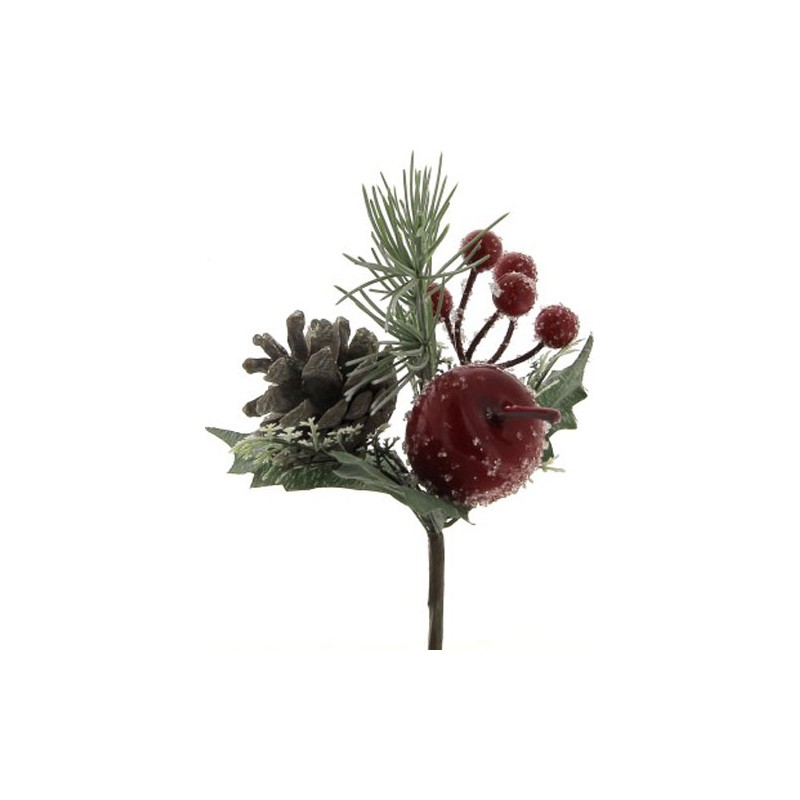 PIQUE DECO ROUGE H21.5CM