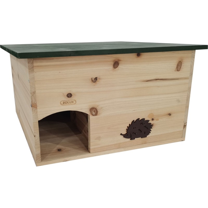 MAISON BOIS HERISSON VERT