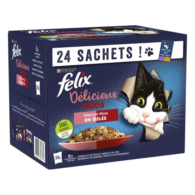 FELIX DELICIEUX DUOS  24x85gr*+