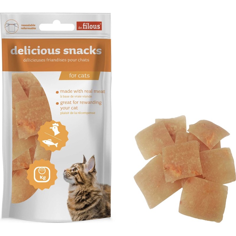 FILOU TRANCHETTES POULET CREVETTE 50 GR