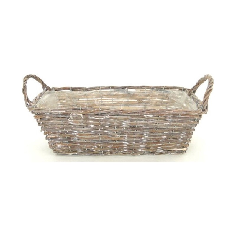 JARDI ANSE GRIS 40*20 H14CM