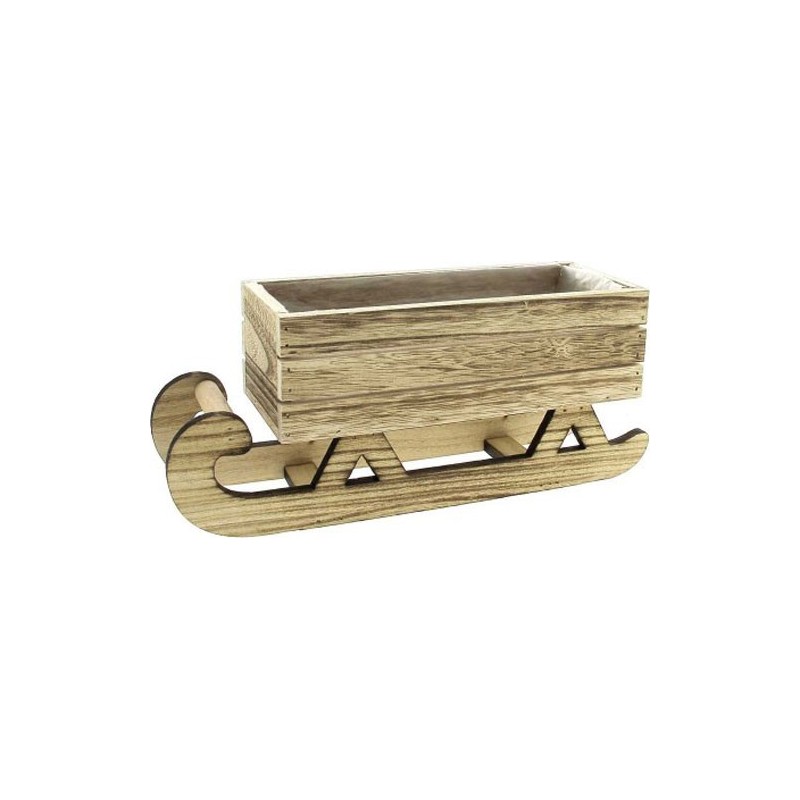 TRAINEAU BOIS NATUREL 22*9.5H7/13.5 B:29*8