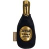 !!!!!! JOUET PELUCHE BOUTEILLE CHAMPAGNE NOIR 19cm** BEEZ