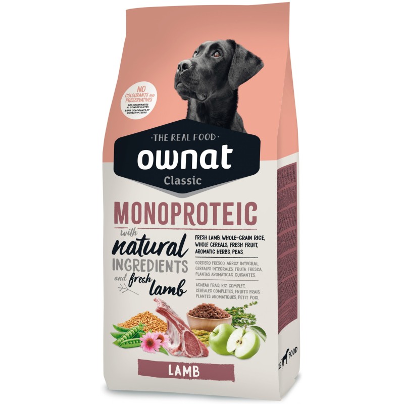 OWNAT CLASSIC MONOPROTEIC LAMB (DOG) 12 KG uc27