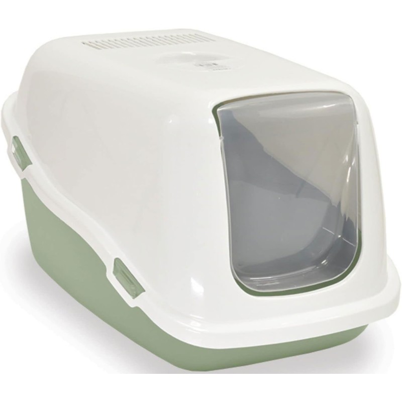 MAISON DE TOILETTE ELLA VERT/BLANC - 57 X 39 X 38 CM