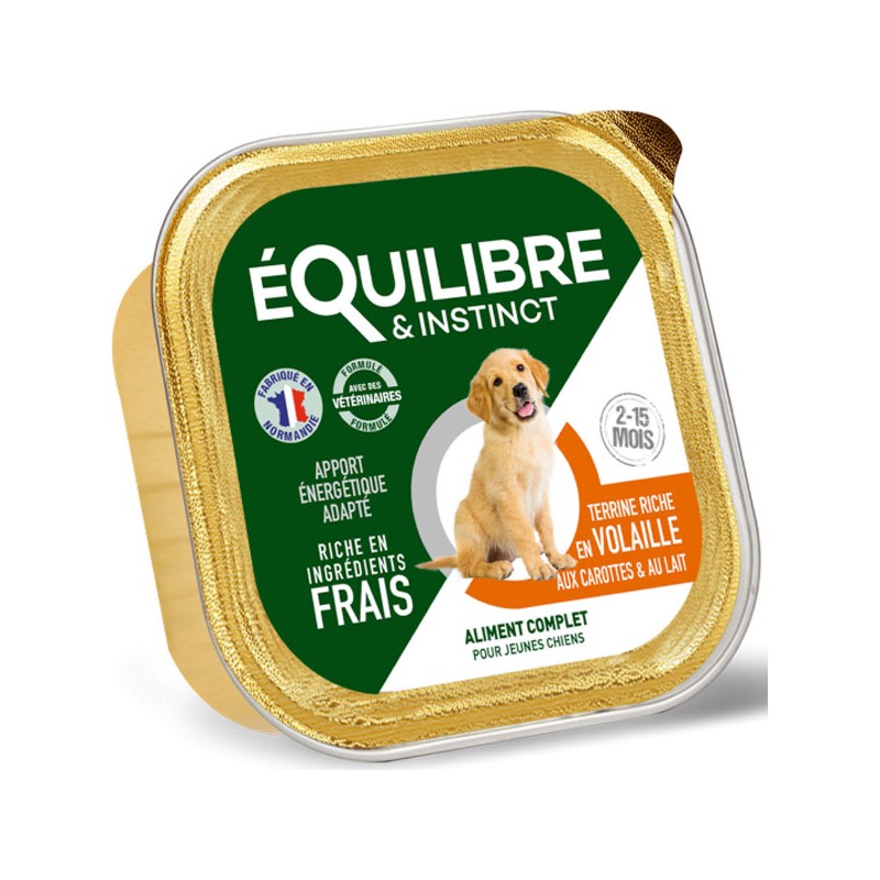 E&I BARQUETTE 120G CHIOT VOLAILLE     DH0001
