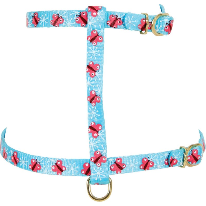 HARN NYL CHAT BUTTERFLY 10MM BLEU