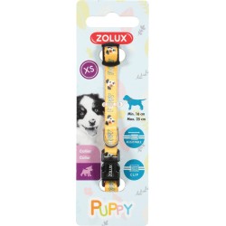 COLLIER PUPPY MASCOT 8MM JAU