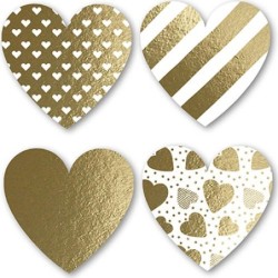 ETIQUETTES CŒUR BRILLANT 4...