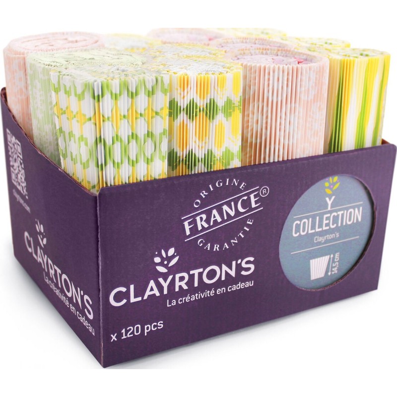 MANCHETTES COLLECTION PASTEL H14.5 CM X120