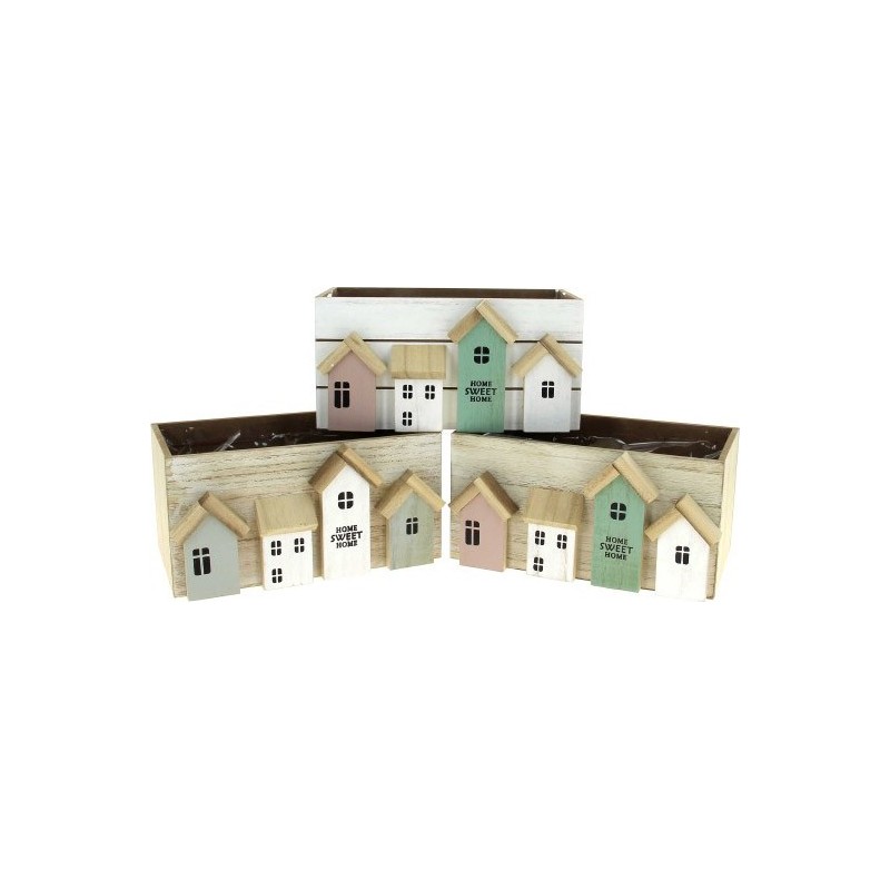 MAISON BOIS ASS 20*11 H10CM