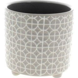 C.POT TAUPE D14 H14 CM