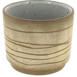 C.POT TAUPE D11 H9CM