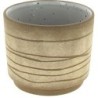 C.POT TAUPE D11 H9CM