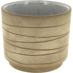 C.POT TAUPE D14 H11.5CM