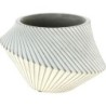 GRIS C.POT D26 H15.2CM
