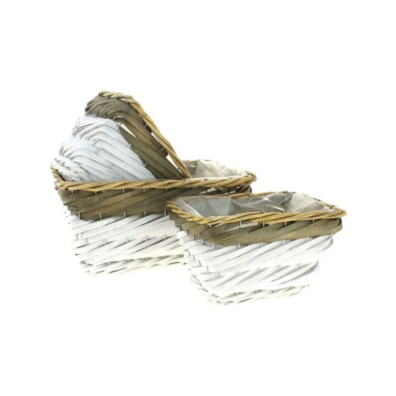 JARDI VANNERIE S/3 GRIS/BLANC L:30*23H15 M:25*19H14 S:21*14H13