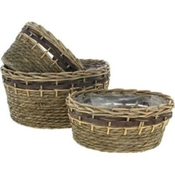 VANNERIE OVALE S/3 NATUREL...