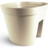 POT BALCON FLEUR DE MONACO 30X30X24H BEIGE