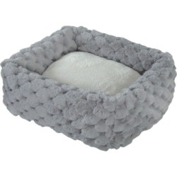 CORBEILLE CARREE ABELHA GRIS