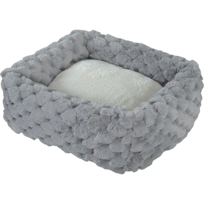 CORBEILLE CARREE ABELHA GRIS