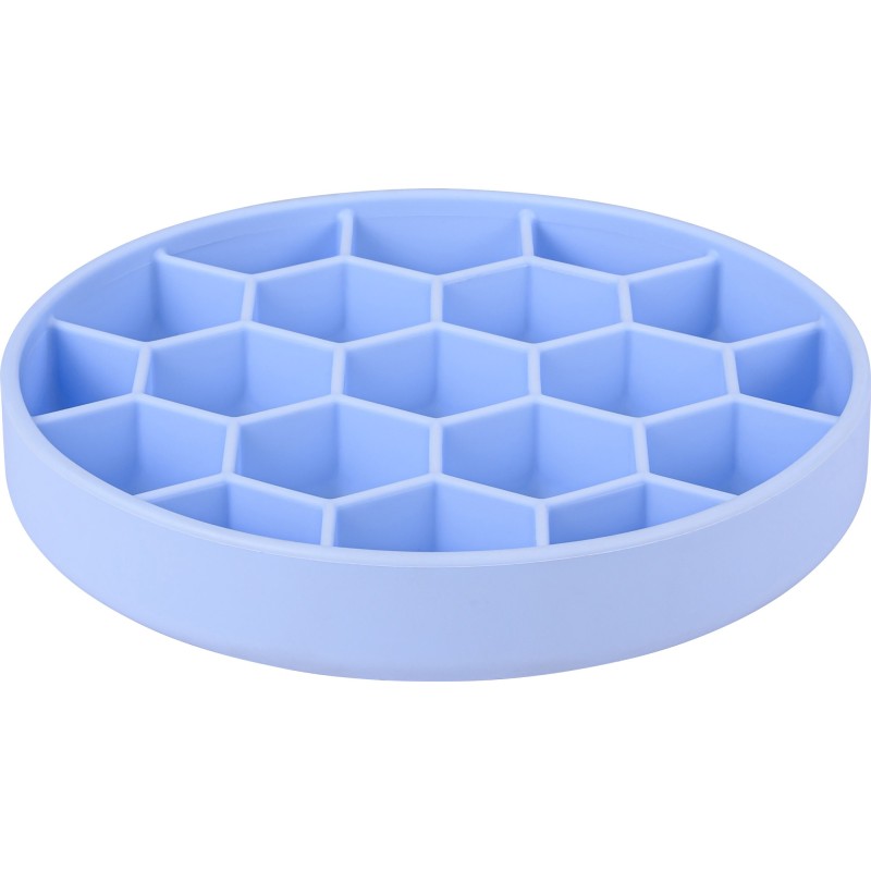 ECU SLOW FEEDER SILIC L BLEU