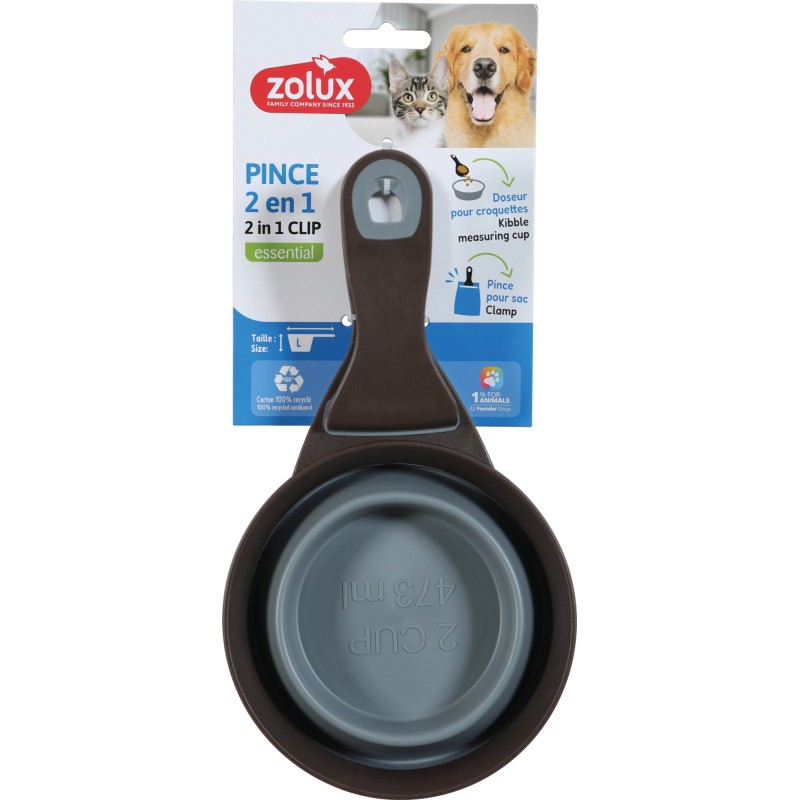 PINCE DOSEUR SILICONE L BLEU