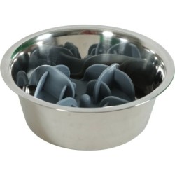 SUPP SLOW FEEDER SILIC M GRIS