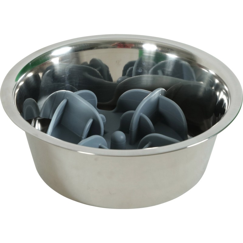 SUPP SLOW FEEDER SILIC M GRIS