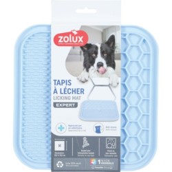 TAPIS A LECHER SILICONE M BLEU
