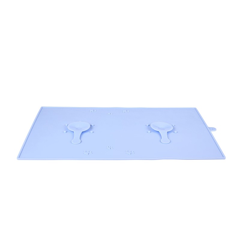 TAPIS ECU SILIC VENTOUSE BLEU