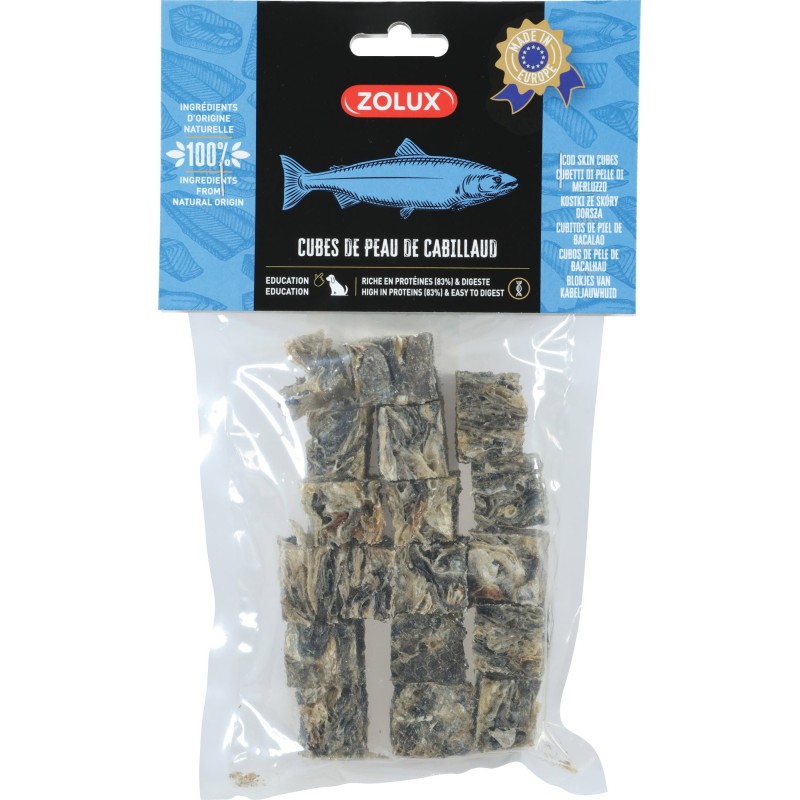 CUBES PEAU CABILLAUD